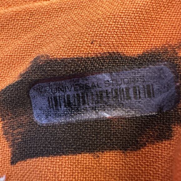 80s Fred Rothschild Orange Dress Fits M-L Western Screen Costume Hollywood - Picture 4 of 16